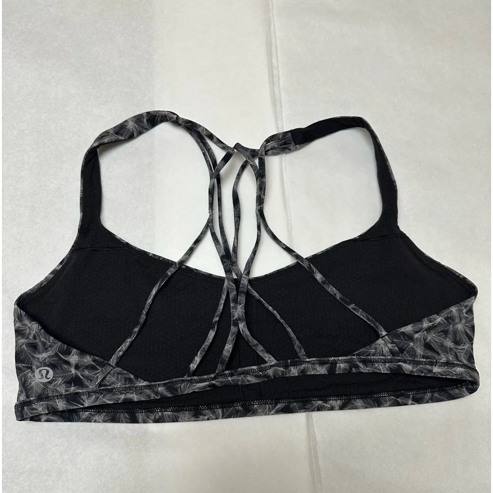 Lululemon Free To Be Zen Sports Bra Gray Feather ⚫️ - Picture 2 of 4